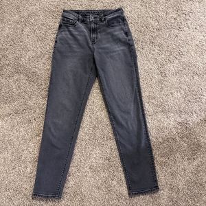 American Eagle high-waisted mom jeans.